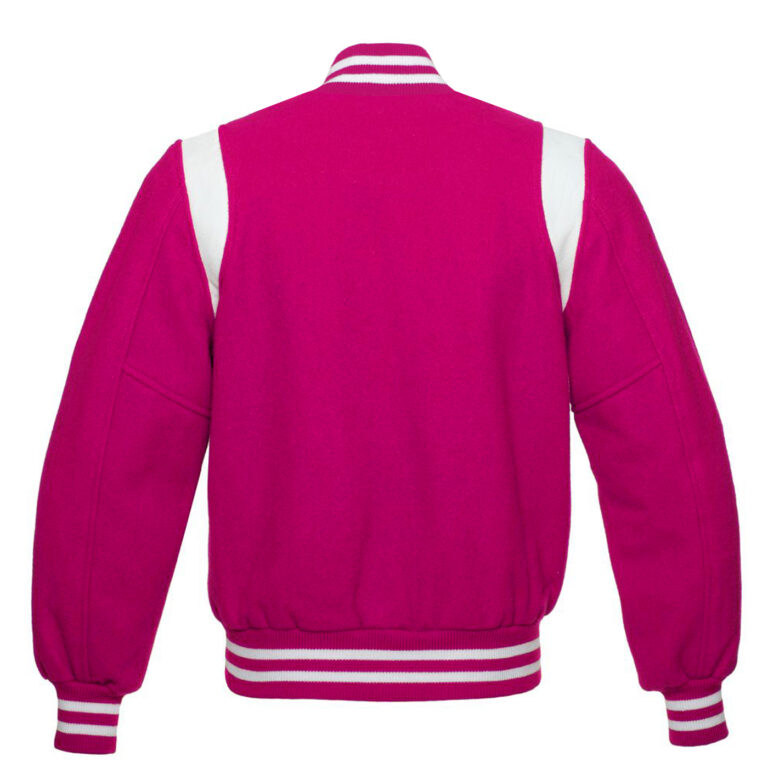 Letterman Baseball Collage School Varsity Jacket Hot Pink – SKAF IMPEX