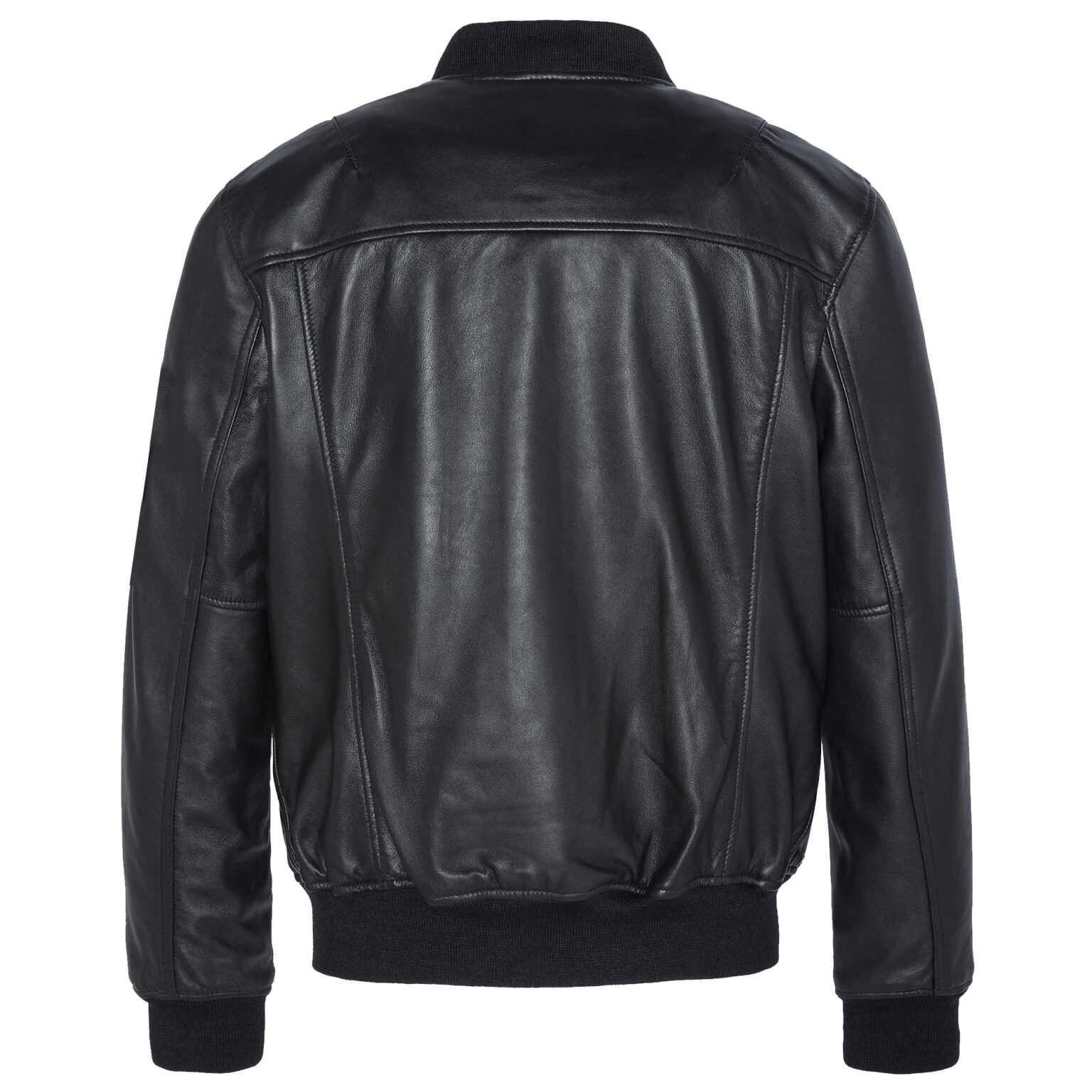 Leather Polit Bomber Flight Varsity Jacket M18 - SKAF IMPEX