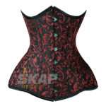 Double Steel Boned Waist Cincher Brocade Underbust Corset C20B