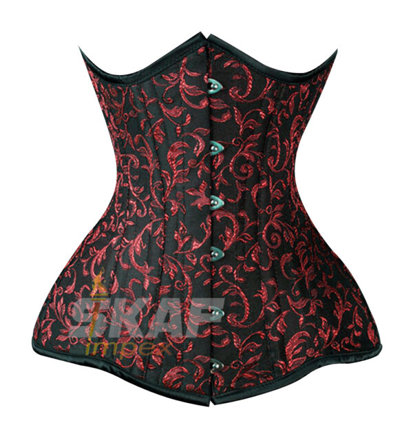 Double Steel Boned Waist Cincher Brocade Underbust Corset C20B