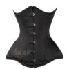 Double Steel Boned Waist Cincher Satin Underbust Corset C20