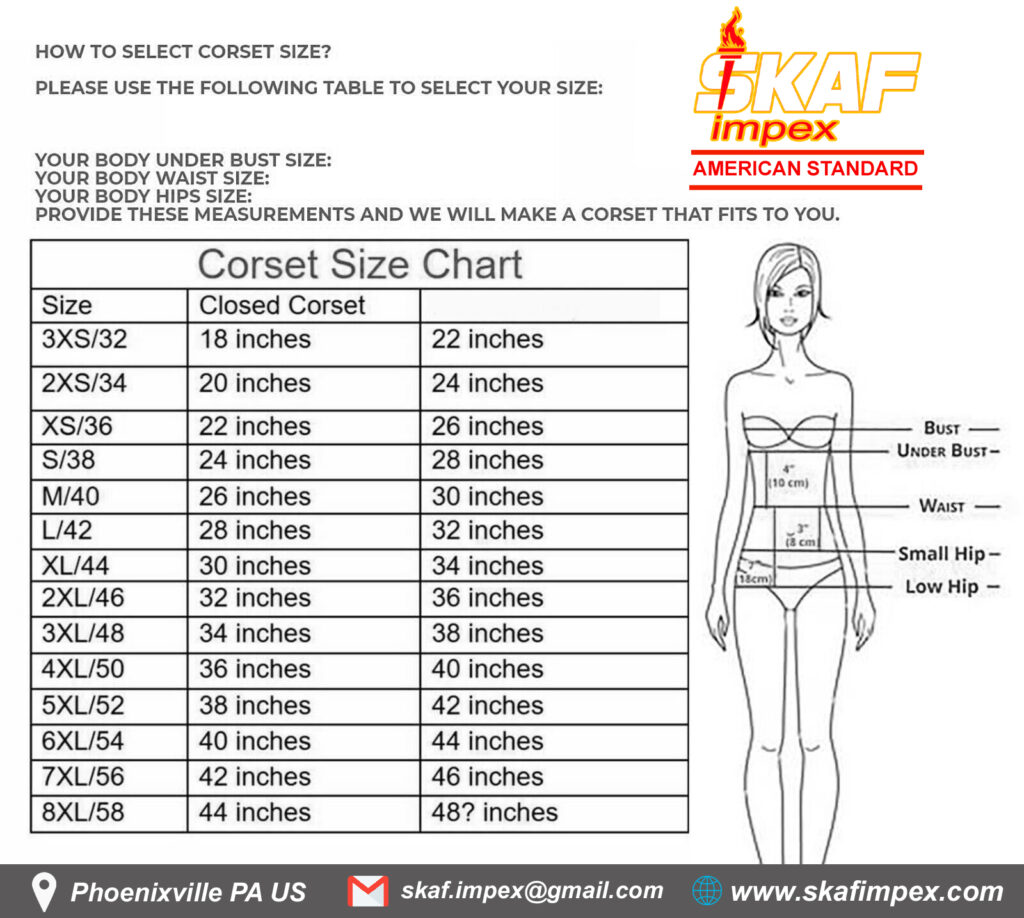 Hi-GERMANWEARS Women 24 Double Steel-Boned Longline Heavy Duty Waist Training Corset | Underbust Side Laced Waist Trainer für Sanduhrfigur (DE/NL/SE/PL, Alphanumerisch, XXS, Regular, Regular, Black