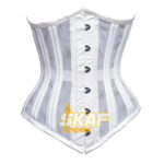 Underbust Mesh Satin Waist Cincher Steel Boned Corset C21MS