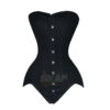 26 Double Steel Boned Heavy Duty Longline Overbust Cotton Corset C51C